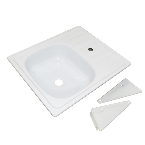 Мойка эмаль 500*500 с кроншт. г. Гомель 16,5 см, 1/1