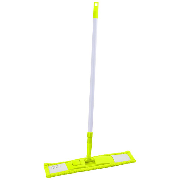 Швабра с телеск.руч. "Ни пылинки" 73-122см, 43*13см 3 цв.  
