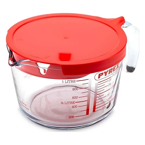 Мерный кувшин 1 л Pyrex с крышкой 264P000/7046