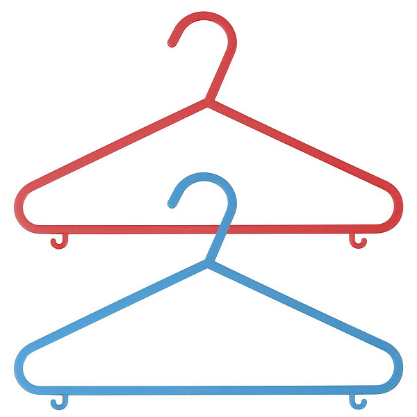 Вешалка для детской одежды. Набор 4 шт. Размер 32-36. 2цв