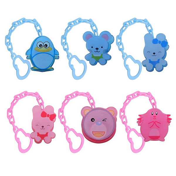 Держатель для пустышки. Длина 24,5 см. 6диз