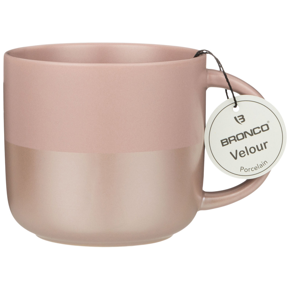 КРУЖКА BRONCO, VELOUR, 440 МЛ ЛИЛОВАЯ, МАЛ=4ШТ./КОР=24ШТ.