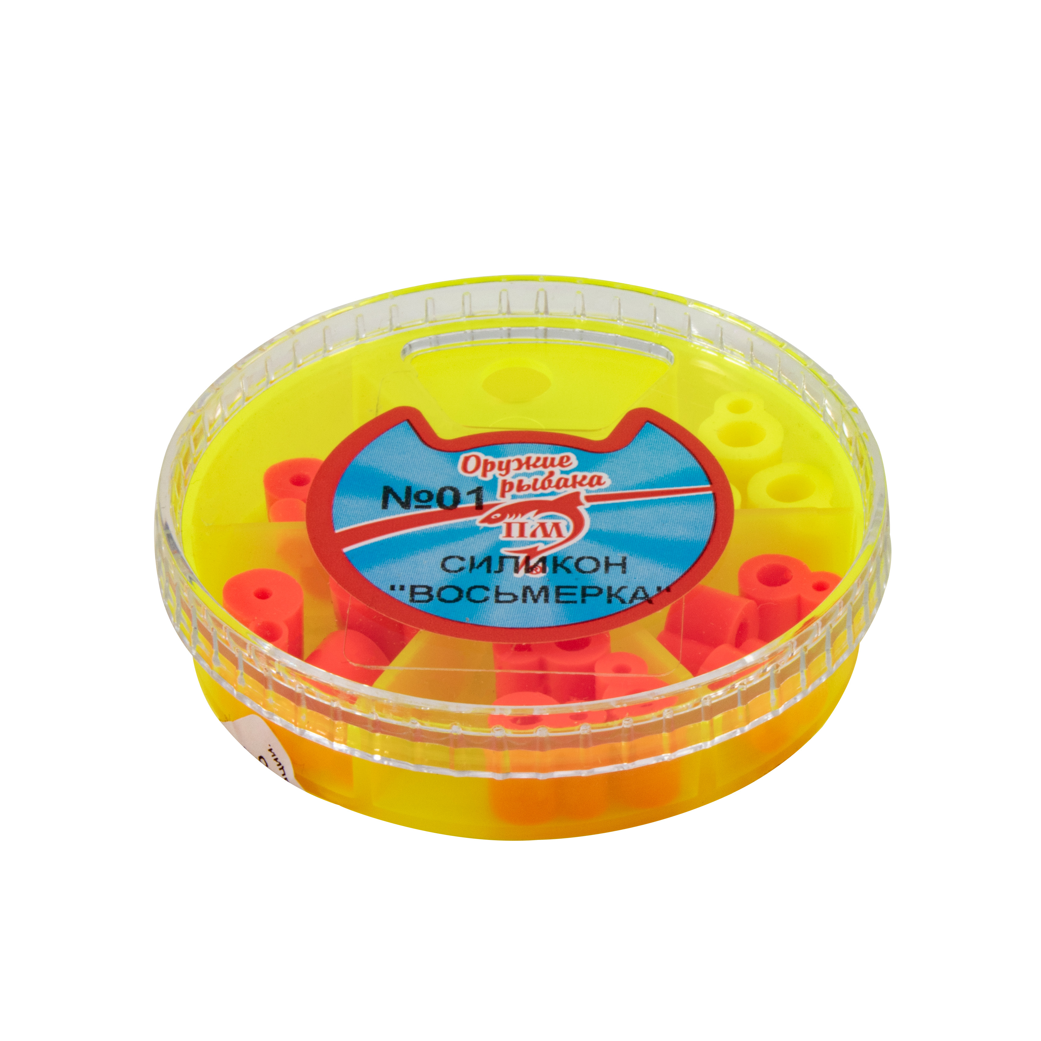 Набор силиконовых кембриков Пирс Мастер "Крепление сторожка" №1 D 2,5×1,4-3,5×2,1, цв. микс/100/