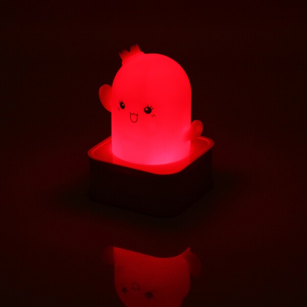 Светильник-ночник "Stella-Доброе привидение" 14*9,5см 7 цветов, на батарейках + USB