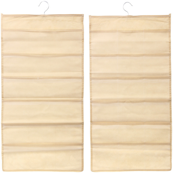 Органайзер подвесной для хранения вещей "ИДЕЯДОМА", цвет бежевый, 15 карманов, 75*39см