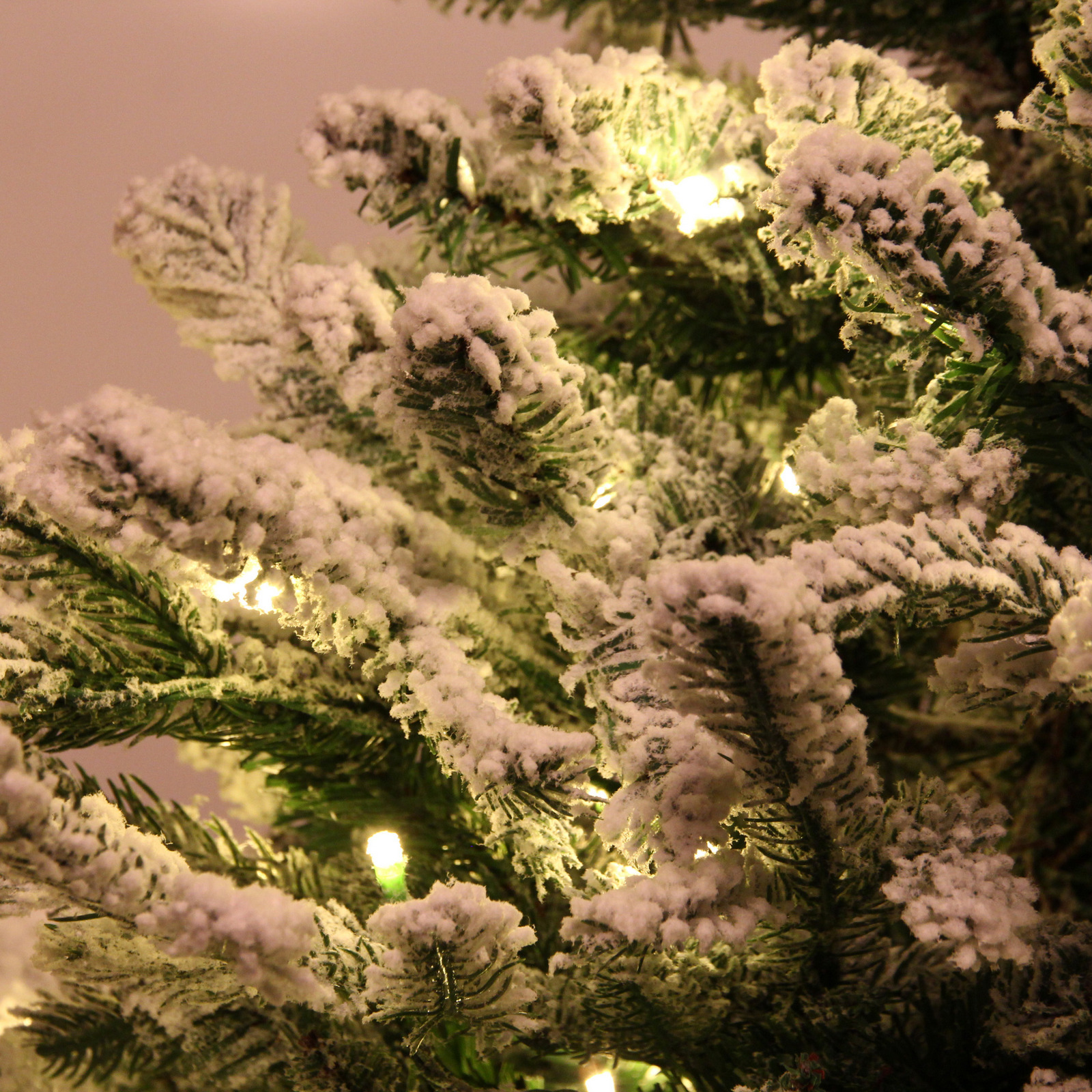 Ёлка в горшке "Лесное сияние" 90 см, резина (175 веток) 100 ламп LED