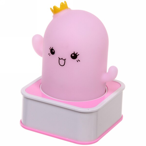 Светильник-ночник "Stella-Доброе привидение" 14*9,5см 7 цветов, на батарейках + USB