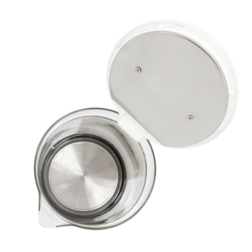 Чайник стеклянный электрический с подсветкой Atlanta 1,8 л, 1800 Вт, белый