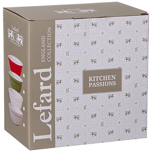 САЛАТНИК ДЛЯ СМЕШИВАНИЯ И СЕРВИРОВКИ LEFARD, KITCHEN PASSION, 25 СМ ЗЕЛЕНАЯ, КОР=8ШТ.