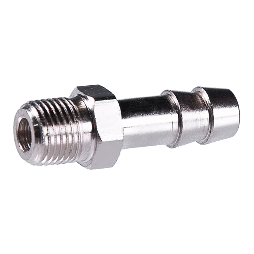 Переходник 1/8"M на елочку 8 мм с обжимным кольцом 8х13 мм, блистер, Fubag