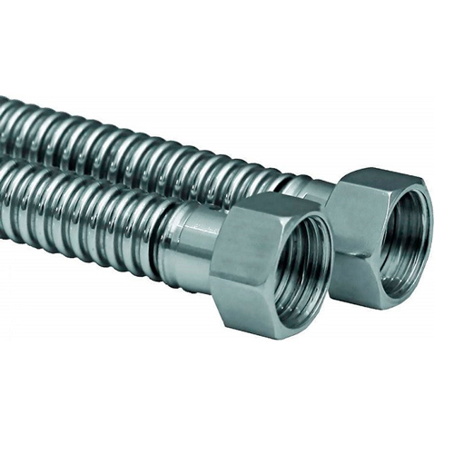 Подводка для газа сильфонная 3/4" вн-вн 250 см AQUALINK 07040