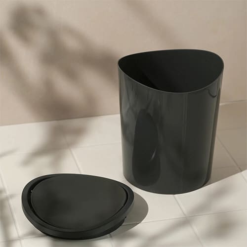 Контейнер для мусора 1.6 л IDEA М 2490, настольный, графитовый