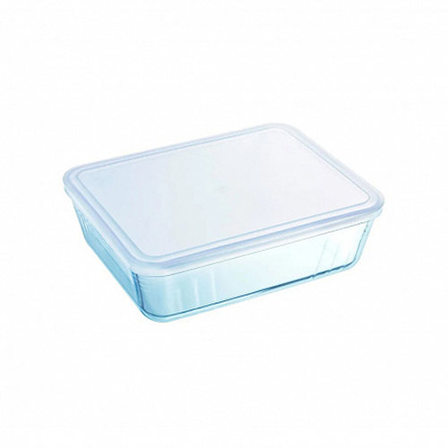Блюдо прямоугольное с крышкой 1.5 л Cook Freez Pyrex 242P000, 22x17x6 см