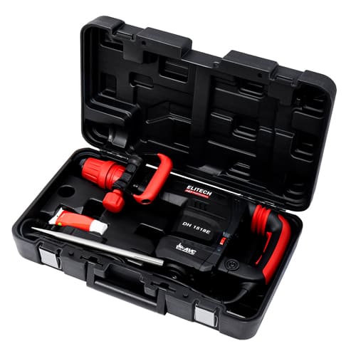 Молоток отбойный DH1518E, SDS-maх, 1500 Вт, 6-18 Дж,1000-1900 у\м, AVC, 10,5 кг, ELITECH HD
