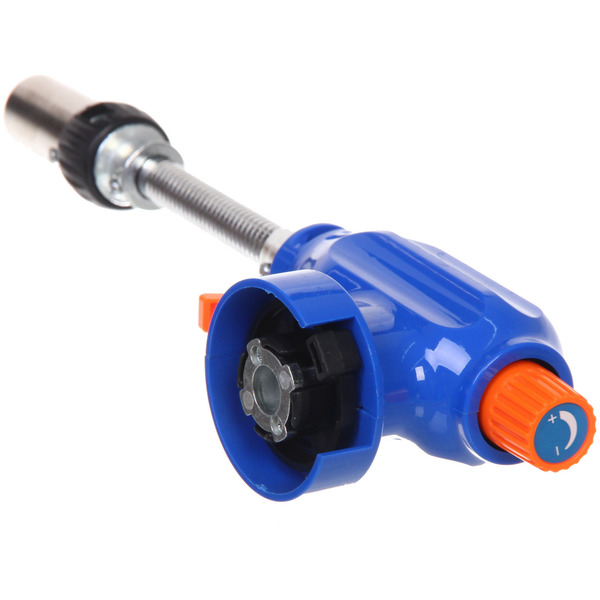 Горелка газовая портативная с пьезоподжигом, с гибким соплом