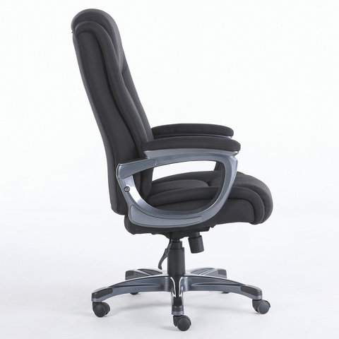 Кресло офисное BRABIX PREMIUM, Solid HD-005,  НАГРУЗКА до 180 кг, ткань, черное, 531822