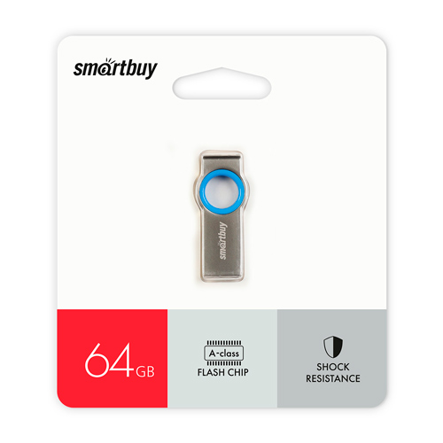 UFD 2.0 Smartbuy 064GB MC2 Metal Blue (SB064GBMC2)