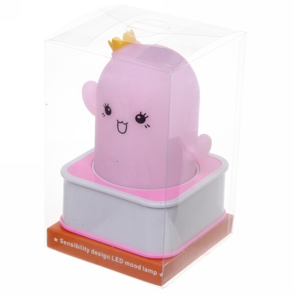 Светильник-ночник "Stella-Доброе привидение" 14*9,5см 7 цветов, на батарейках + USB