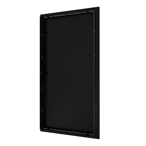 Люк ревизионный LN фланец 200х400 нажимной 223х423 пластик Black EVECS