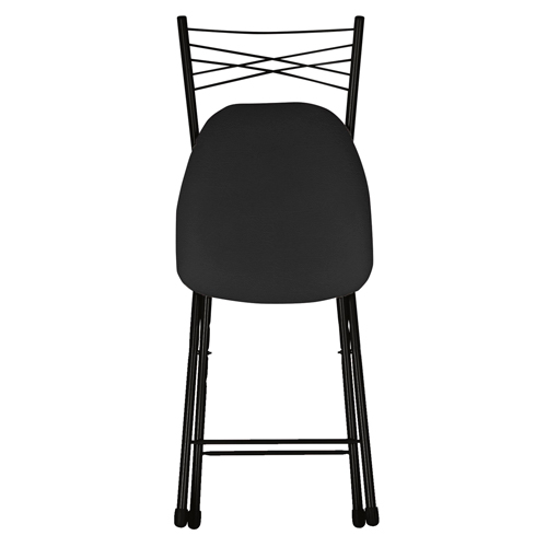 Стул складной "Ника 1" ССН1, черный/черный