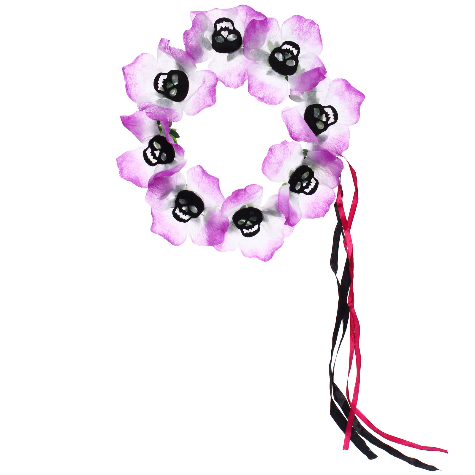 Ободок для волос карнавальный "Helloween - Цветы", микс