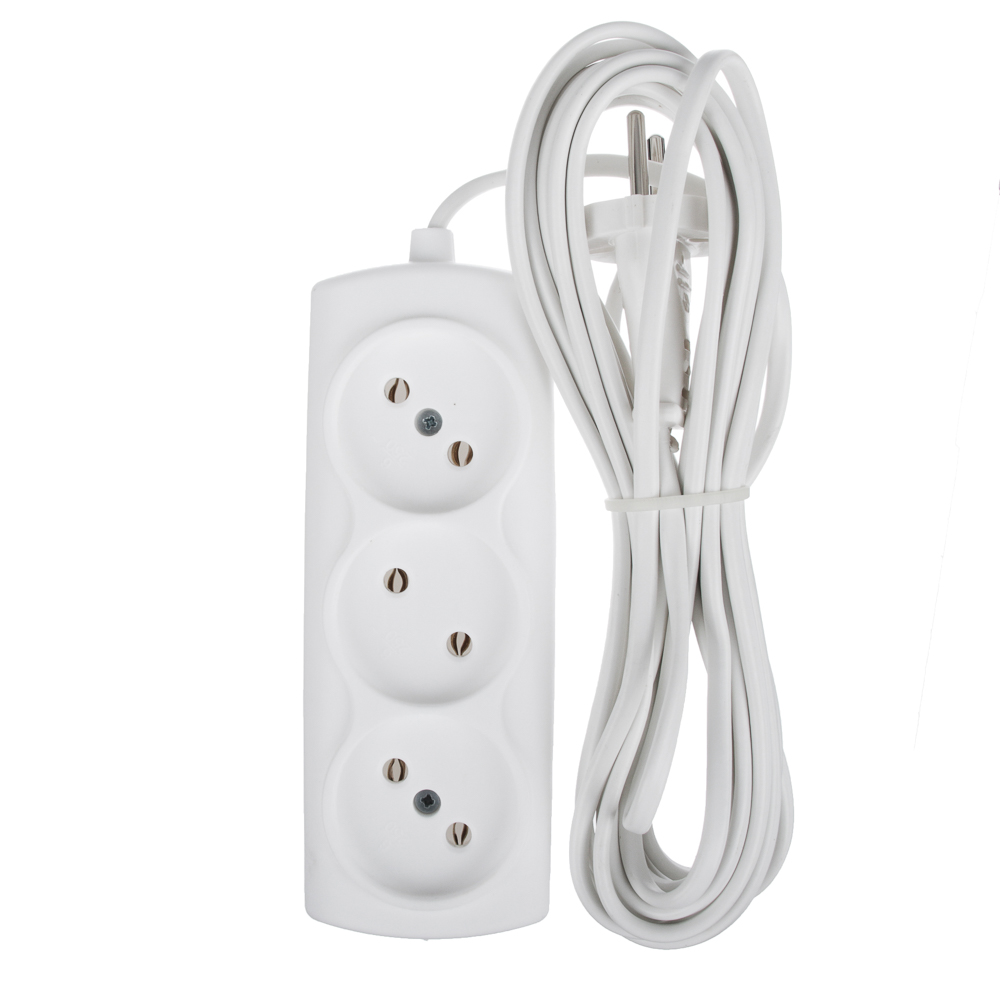 Удлинитель Р16-010 3гн ШВВП 2x0,75 5 м