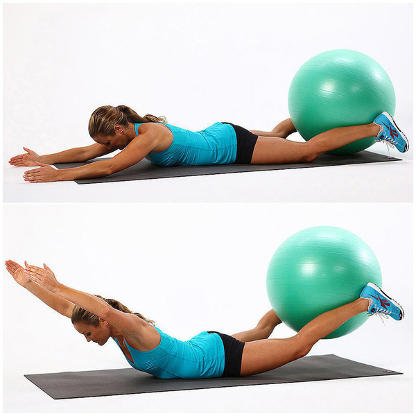 Фитбол Sportage 75 см  900гр с насосом, фуксия