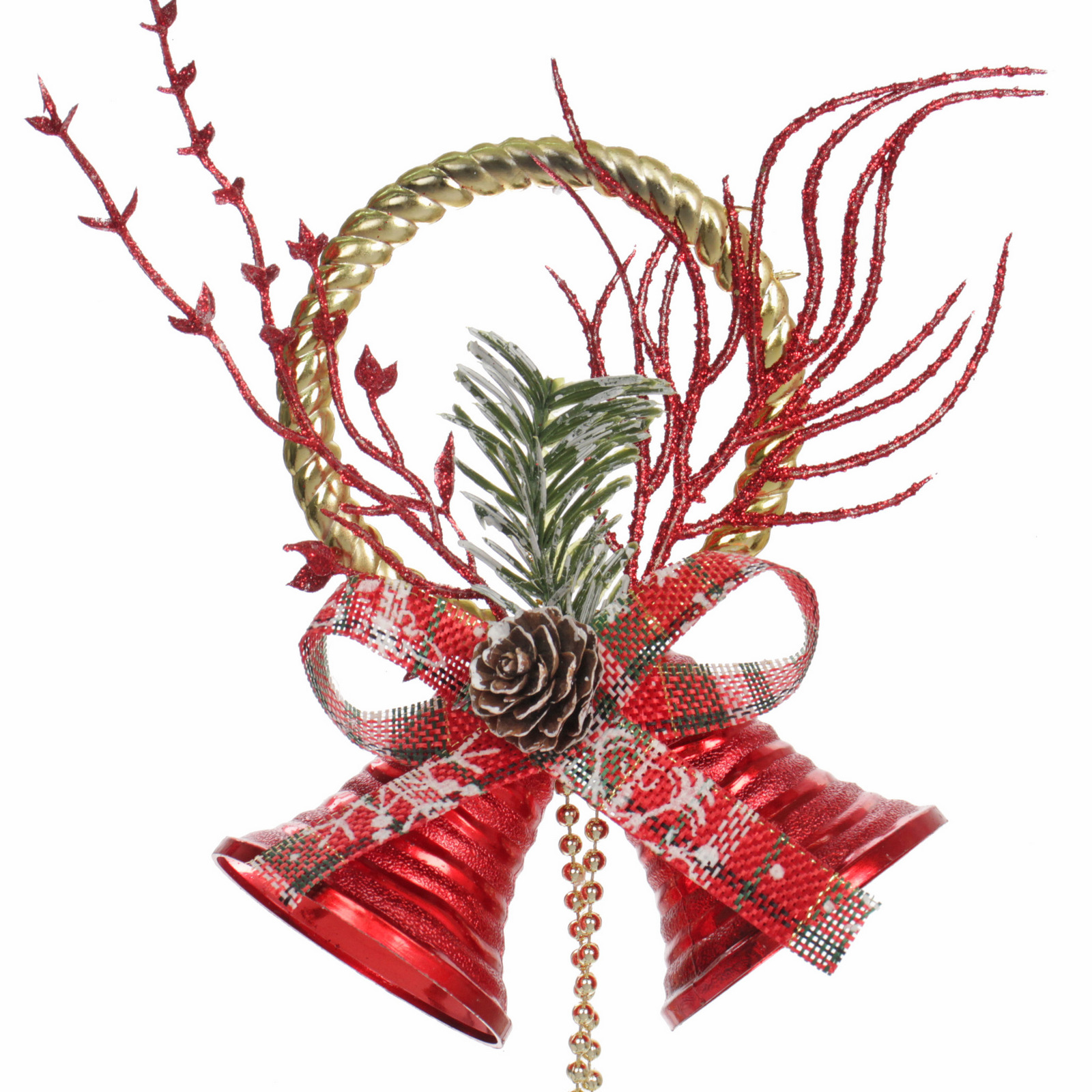 Украшение новогоднее "Сказочный звон" 12*30 см, Красный