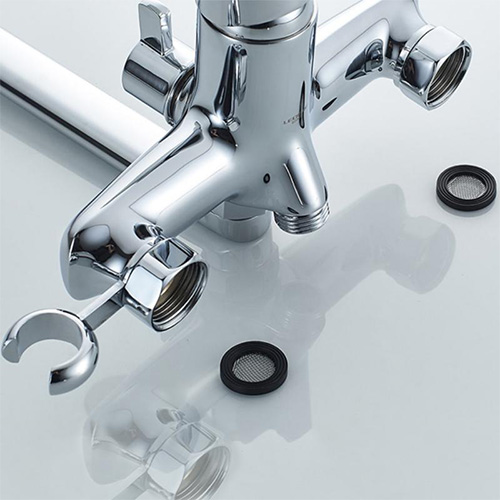 Смеситель для ванны с длинным изливом картридж 35мм Ledeme L2272