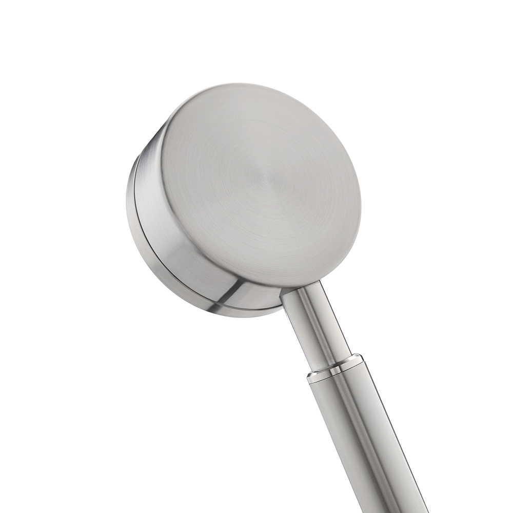 Лейка для душа водосберегающая, 1 режим, 80мм, микроточки, нержавеющая сталь 304, сатин
