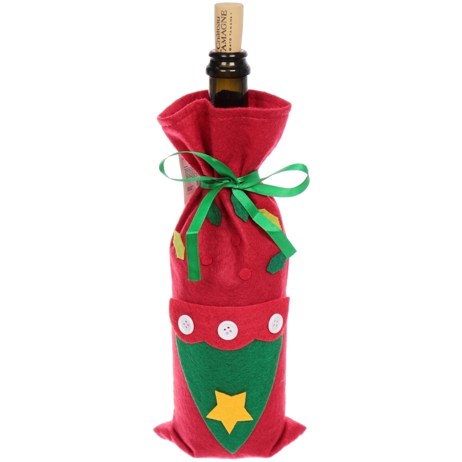 Украшение на бутылку "Веселье" 13*33 см