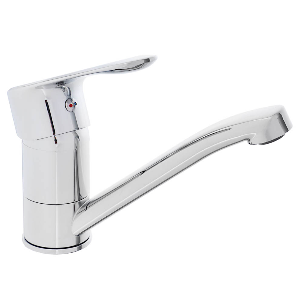 RAIN Смеситель для раковины Гранат, низкий излив 13см, керам. картридж 35мм, латунь, хром