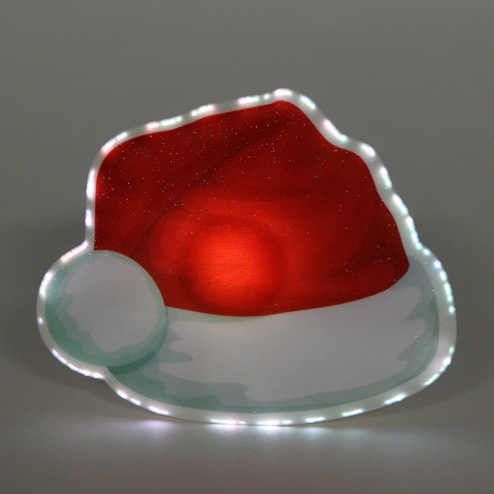 Сувенир с подсветкой "Новогодний колпачок" 10*8 см