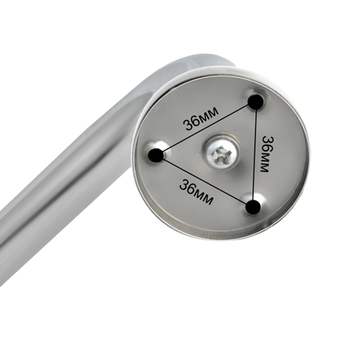 Поручень прямой «Solinne» Коллекция Base, 430 мм, хром