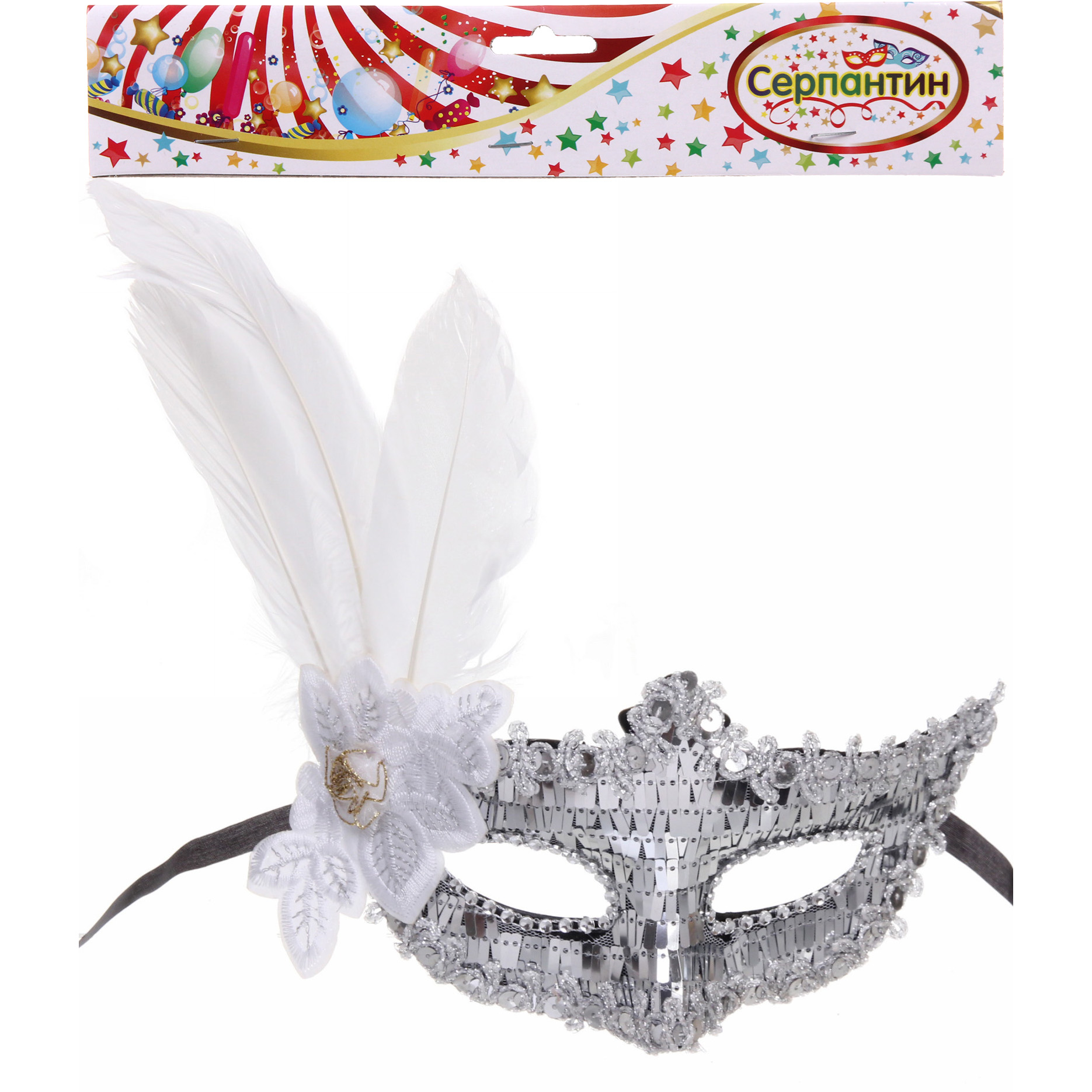 Маска карнавальная "Вечеринка", цвета в ассортименте