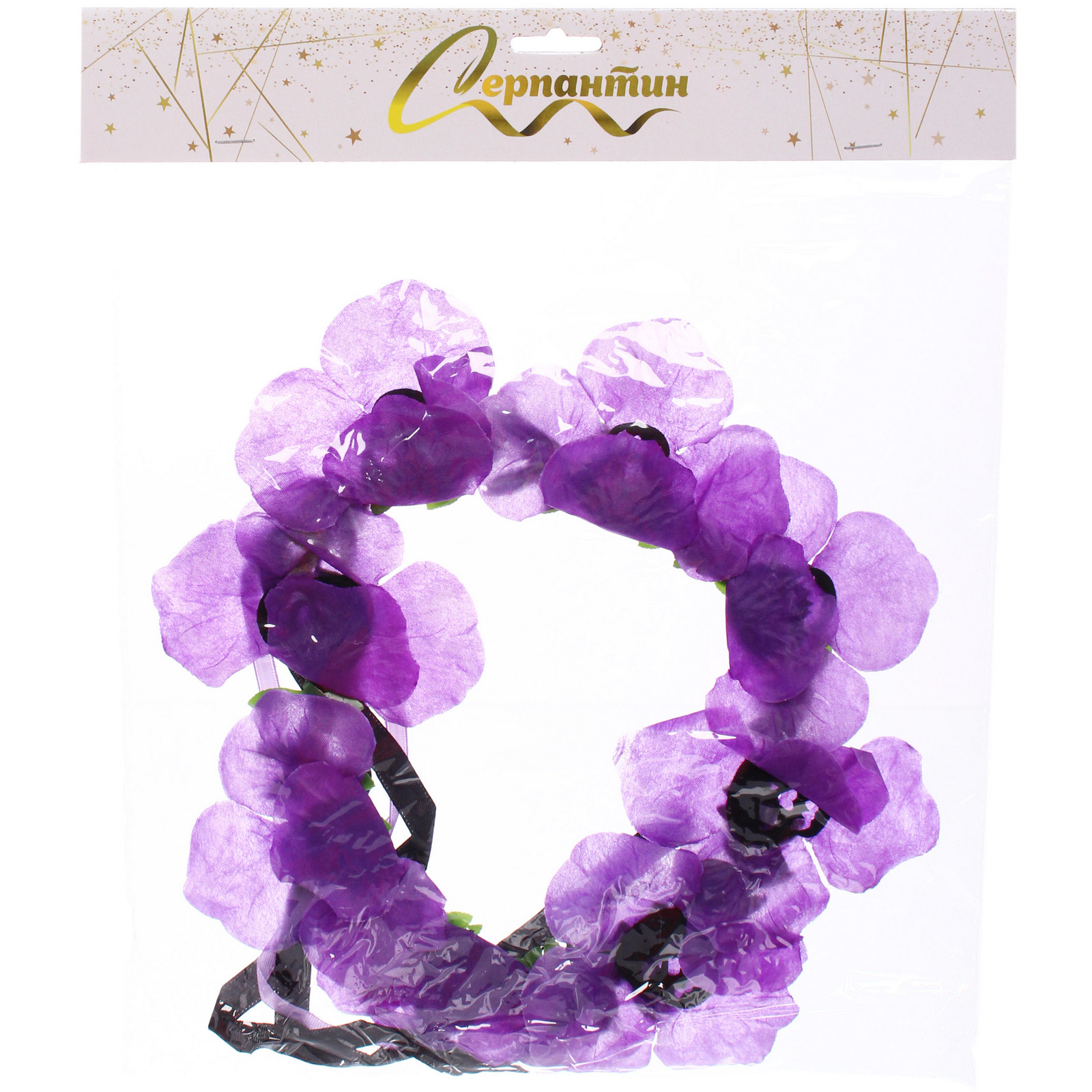 Ободок для волос карнавальный "Helloween - Цветы", микс