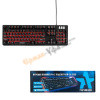 Клавиатура игровая Гарнизон GK-300G, металл, 3 различные подсветки, USB, черный,