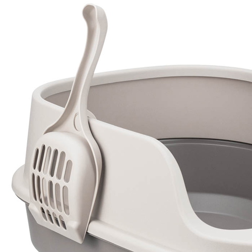 Совок для кошачьего туалета IDEA М 1839, капучино