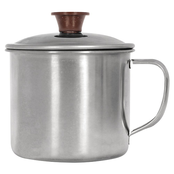 Кружка с крышкой PR. Объем 230 мл. 