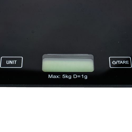 Весы кухонные электронные 5 кг 15Х21,5 стекло, 1/40