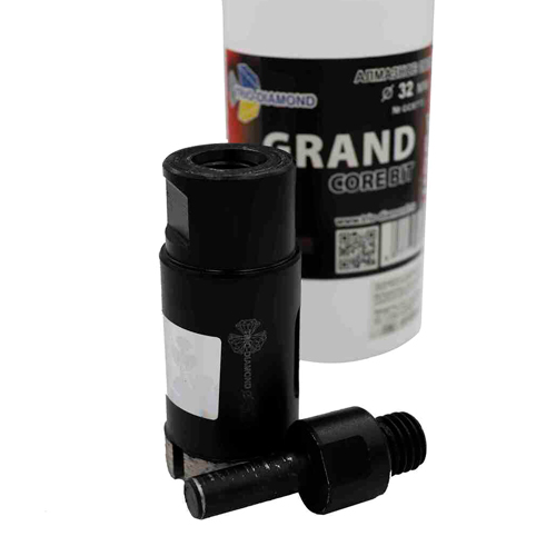 Коронка алмазная по керамограниту 32 мм, Серебряная пайка