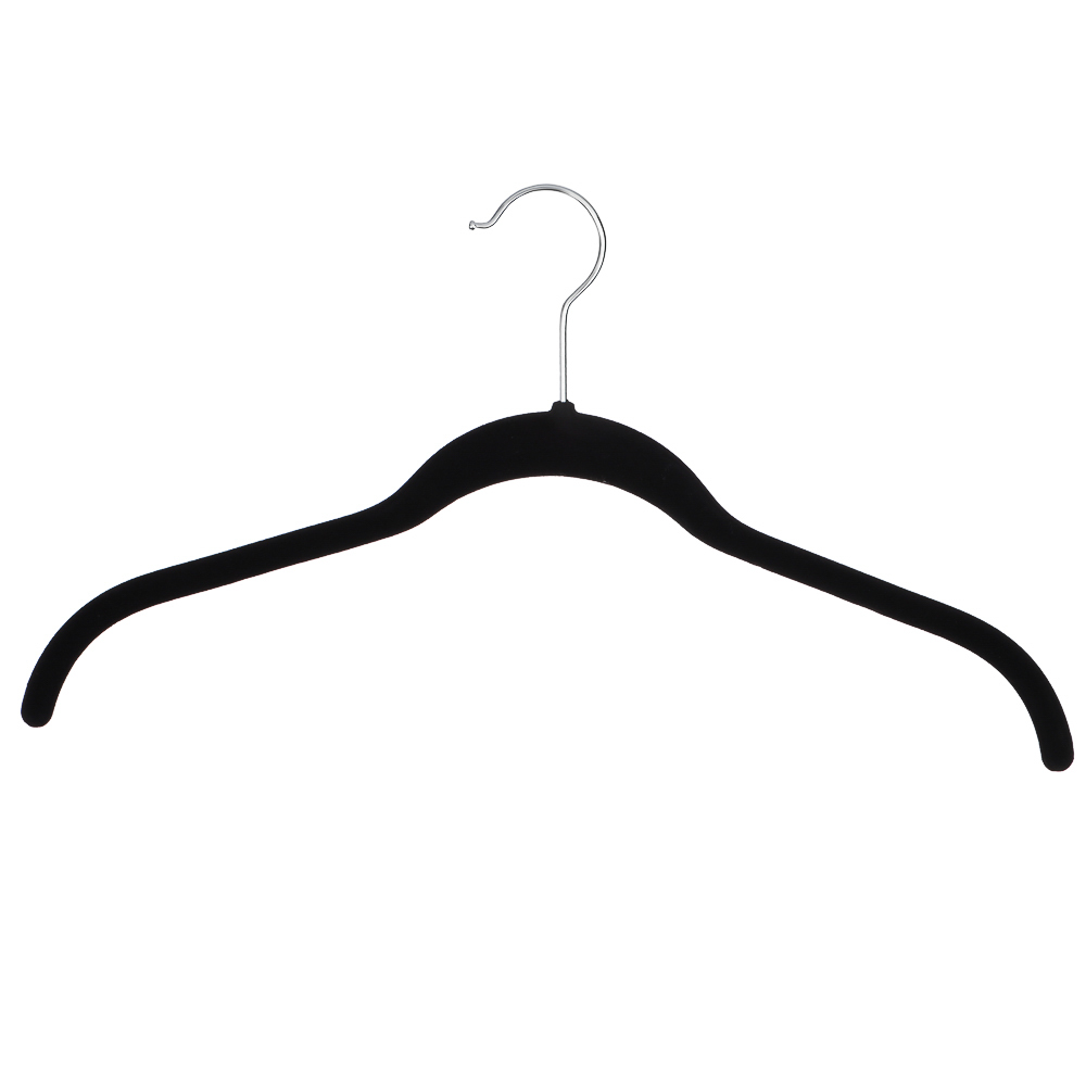 VETTA Набор вешалок для одежды 2шт, 42см, без перекладины, с покрытием флок