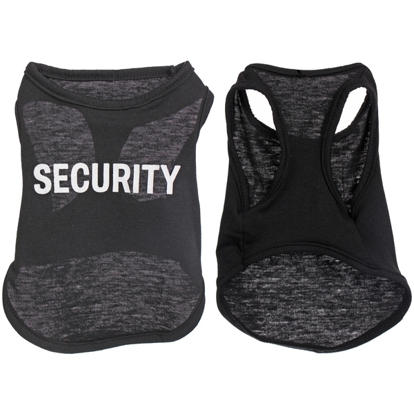 Майка для кошек и собак мелких пород "Бро на страже", размер М (обхват шеи 28, длина спинки 29см, объем груди 42см, от 3 до 6кг)