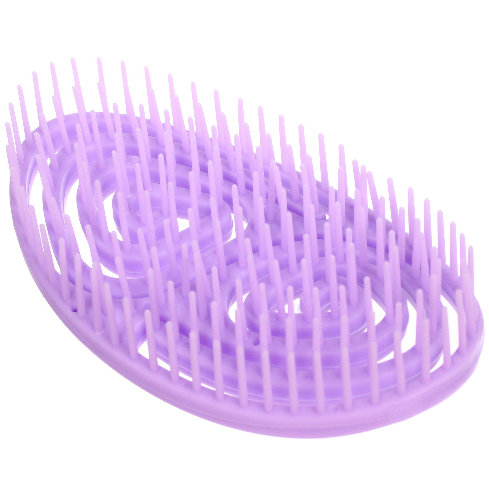 Расческа массажная компактная "ФИЕРО", цвет фиолетовый, 12*5*8см (PVC коробка)