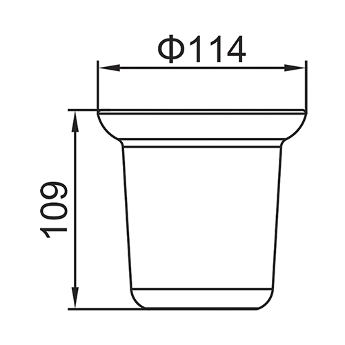 Стакан для ершика Ledeme L753