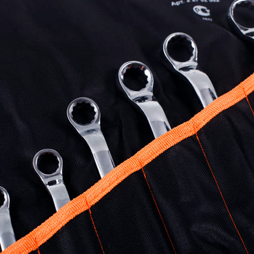 Набор ключей накидных Кратон BWS-02, 8 предметов