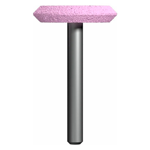 Шарошка абразивная оксид алюминия, дисковая 32х6 мм, хвост 6 мм, блистер, Практика