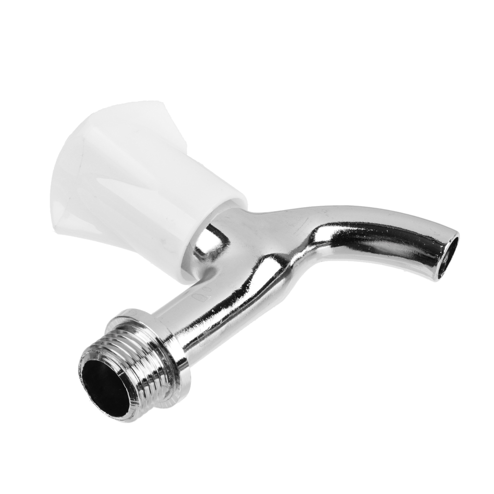 FRESSO Кран водоразборный кор. излив, ручка пластик, 1/2", цинк