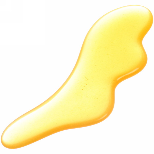 Массажер для лица и шеи декольте Лопатка "Gua sha", волна, цвет кораловый, в холщевом мешочке,10*4см/16,9гр