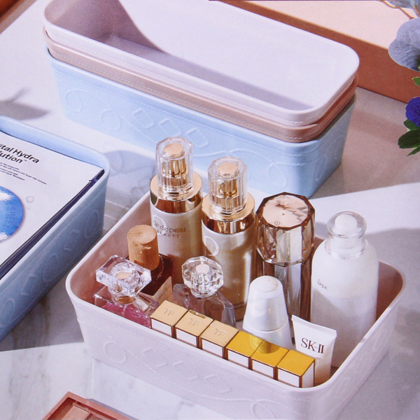 Контейнер для хранения "Пинто", цвет пудровая роза, 30*10,5*7,5см